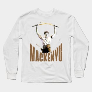 one piece zoro tv series Mackenyu graphic illustration design ironpalette Long Sleeve T-Shirt